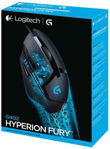 Logitech G402 Hyperion Fury gaming mus