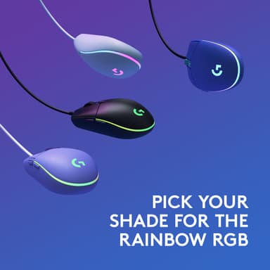 Logitech G203 USB Bluetooth Lightsync gamingmus (blå)