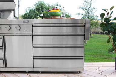 Myoutdoorkitchen - Modul med 4 skuffer