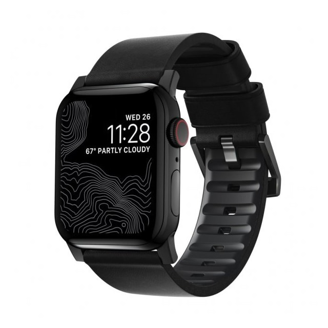 NOMAD Apple Watch 42/44/45mm/Apple Watch Ultra Armbånd Active Band Pro Svart