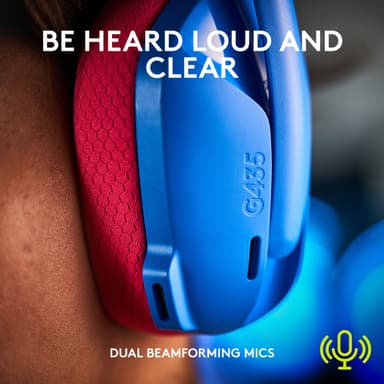 Logitech G435 gaming headset (blå)