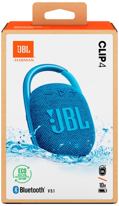 JBL Go 3 Eco bærbar høyttaler (blå)