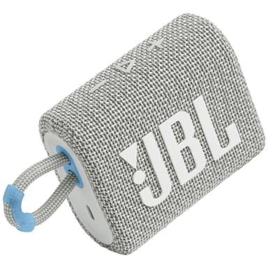 JBL Go 3 Eco bærbar høyttaler (hvit)