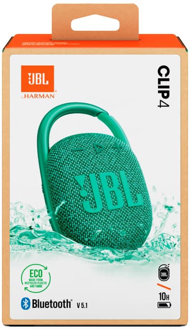 JBL Go 3 Eco bærbar høyttaler (grønn)