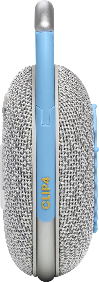 JBL Clip 4 Eco bærbar høyttaler (hvit)