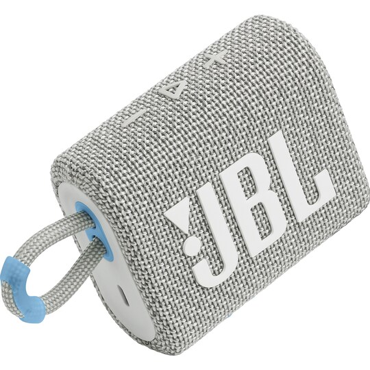 JBL Go 3 Eco bærbar høyttaler (hvit)