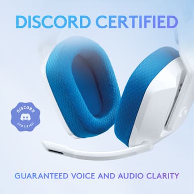 Logitech G335 gaming headset (hvit)