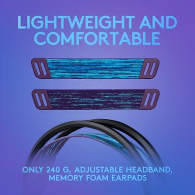 Logitech G335 gaming headset (sort)