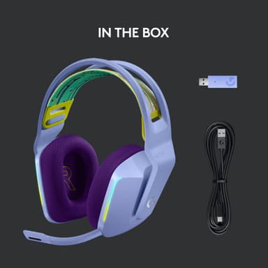Logitech G733 Wireless Lightspeed RGB gaming headset (lilac)