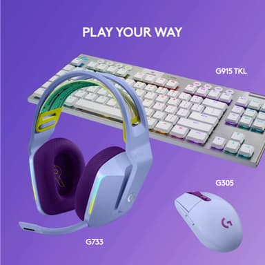 Logitech G733 Wireless Lightspeed RGB gaming headset (lilac)