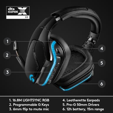 Logitech G935 trådløst gaming headset