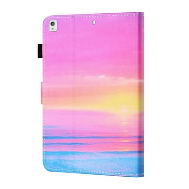 For iPad 10.2 (2021)/(2020)/(2019) Sammenleggbart dekselstativ - Solnedgang