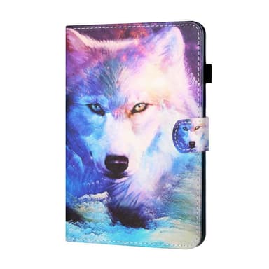 For iPad 10.2 (2021)/(2020)/(2019) Sammenleggbart deksel, stativ - Ulv