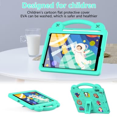 Apple iPad 10.2 2021 2020 2019 EVA Foam Stativdeksel - Grønn