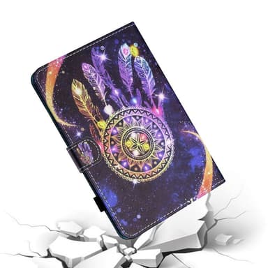 For iPad 10.2 (2021)/(2020)/(2019) Sammenleggbart dekselstativ - Dreamcatcher