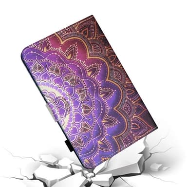 For iPad 10.2 (2021)/(2020)/(2019) Sammenleggbart dekselstativ - Mandala