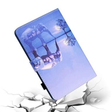For iPad 10.2 (2021)/(2020)/(2019) Sammenleggbart dekselstativ - Elefant