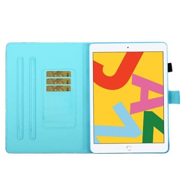 For iPad 10.2 (2021)/(2020)/(2019) Sammenleggbart dekselstativ - Tiger