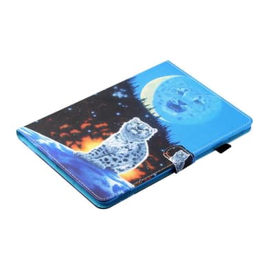 For iPad 10.2 (2021)/(2020)/(2019) Sammenleggbart dekselstativ - Tiger