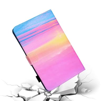 For iPad 10.2 (2021)/(2020)/(2019) Sammenleggbart dekselstativ - Solnedgang