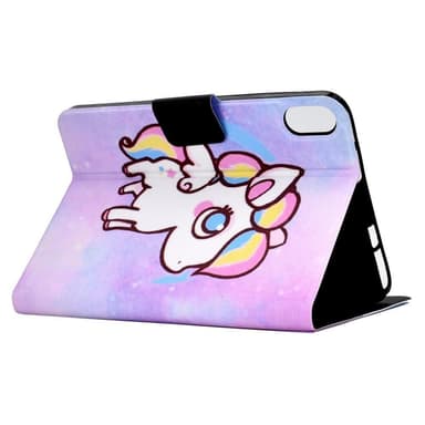 Apple iPad 10.9 2022 Sammenleggbart dekselkortholder - Fargerik ponni