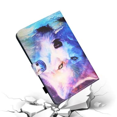 For iPad 10.2 (2021)/(2020)/(2019) Sammenleggbart deksel, stativ - Ulv