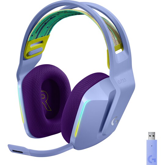 Logitech G733 Wireless Lightspeed RGB gaming headset (lilac)