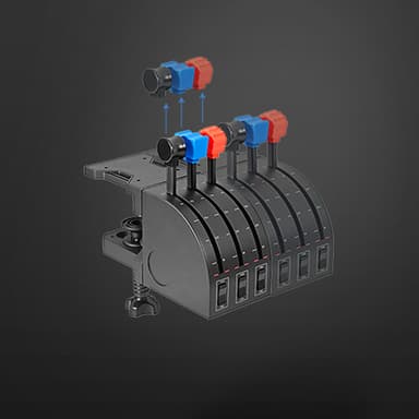 Logitech G Saitek Pro flight yoke + throttle quadrant