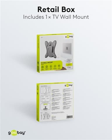 TV-veggfeste Basic Fix (størrelse S)