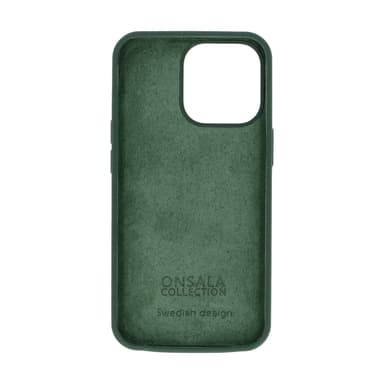 ONSALA Mobildeksel Silikon Olive Green - iPhone 13 Pro