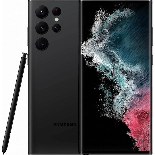 Samsung Galaxy S22 Ultra 5G smarttelefon, 8/128GB (Phantom Black)