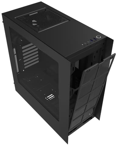 NZXT S340 PC-kabinett (sort)