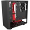 NZXT S340 Elite PC-kabinett (matt sort/rød)