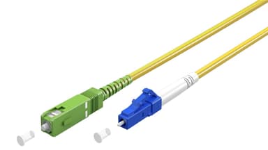 Goobay Fiberoptisk kabel (FTTH), Singlemode (OS2) Gul, Gul (Simplex), 2 m