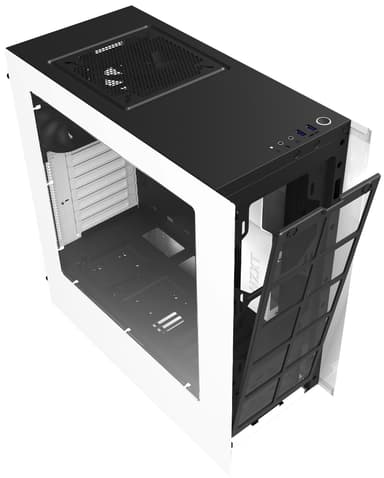 NZXT S340 PC-kabinett (hvit)
