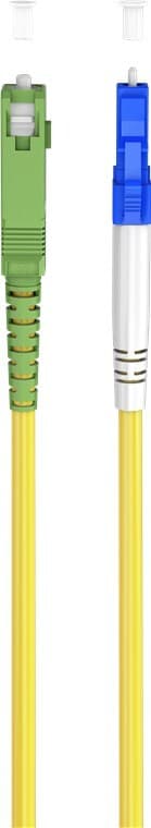 Goobay Fiberoptisk kabel (FTTH), Singlemode (OS2) Gul, Gul (Simplex), 2 m