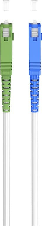Goobay Fiberoptisk kabel (FTTH), Singlemode (OS2) Hvit, hvit (Simplex), 20 m