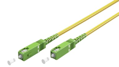 Goobay Fiberoptisk kabel (FTTH), Singlemode (OS2) Gul, Gul (Simplex), 30 m