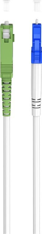 Goobay Fiberoptisk kabel (FTTH), Singlemode (OS2) Hvit, hvit (Simplex), 3 m