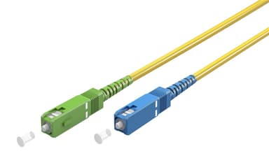 Goobay Fiberoptisk kabel (FTTH), Singlemode (OS2) Gul, Gul (Simplex), 15 m