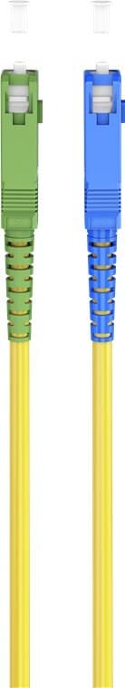 Goobay Fiberoptisk kabel (FTTH), Singlemode (OS2) Gul, Gul (Simplex), 15 m