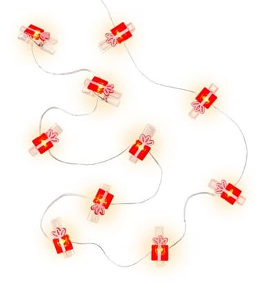 Goobay 10 LED fotoklipp lysstreng ""Gave""