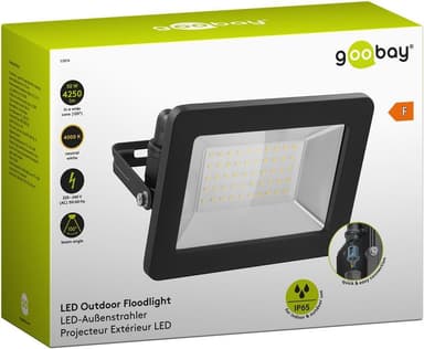 Goobay LED-spotlight for utendørs bruk, 50 W
