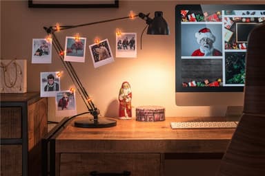 Goobay 10 LED fotoklipp lysstreng ""Gave""