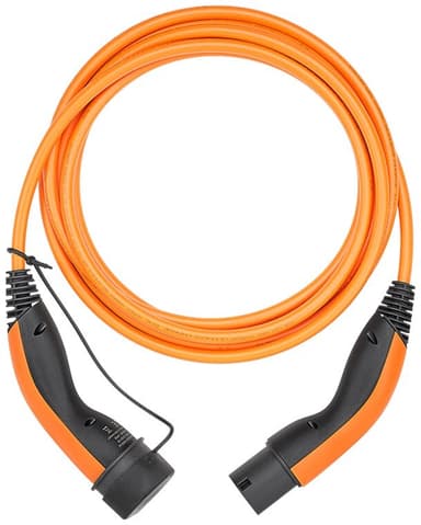 Ladekabel Type 2, opptil 11 kW, 5 m, oransje