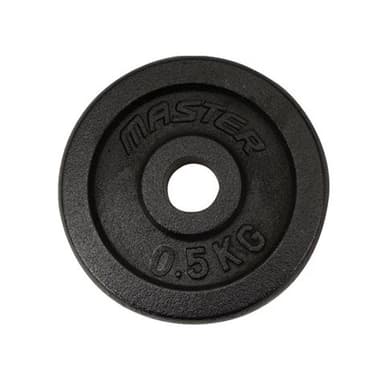 Master Fitness Skolvikt 30 mm, Vektskiver Jern 0,5 kg