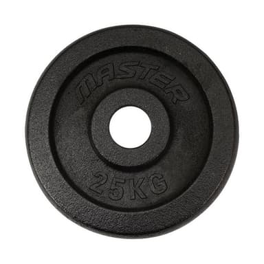 Master Fitness Skolvikt 30 mm, Vektskiver Jern 25 kg