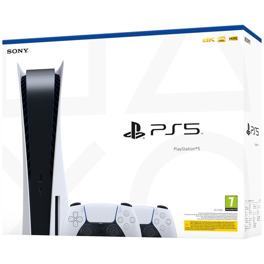 PlayStation 5 + 2x DualSense kontroller-pakke