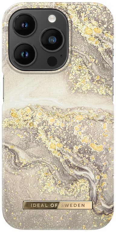 IDEAL OF SWEDEN iPhone 14 Pro deksel (spark greige marble)