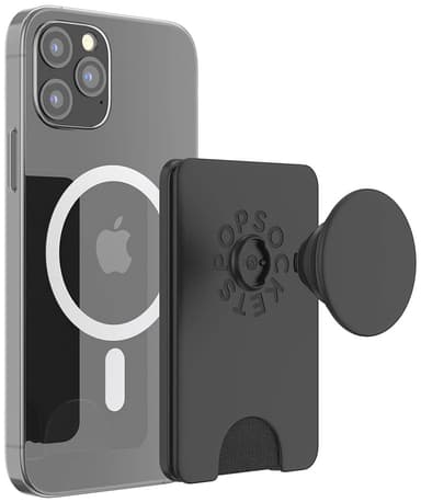 Popsockets PopWallet+ for MagSafe Svart